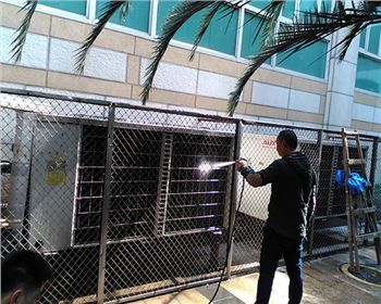 成都中央空調保養(yǎng)--冷凝器清洗